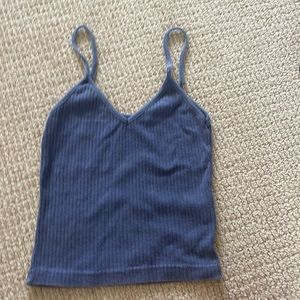 tank top dark blue brandy melville